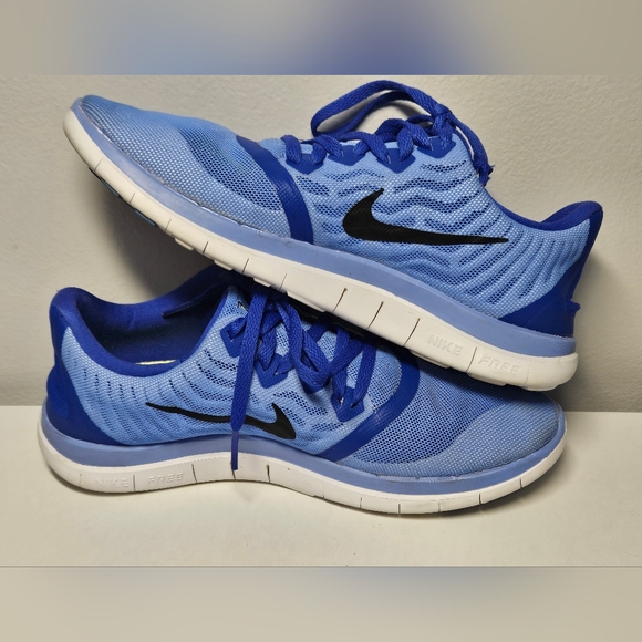Nike Free 4.0 Women's Running Sneakers,  Sz 8.  Bright Blue - Picture 5 of 16